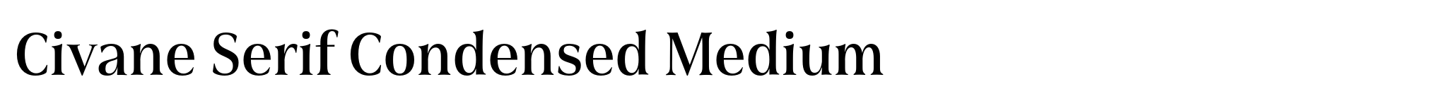 Civane Serif Condensed Medium image